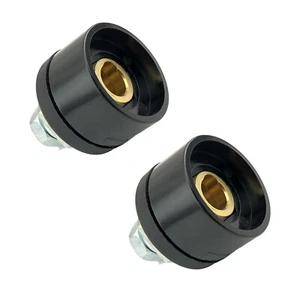 2 x Panel Socket Welding Cable Connector 10-25 DINSE 100-200 Amp - Picture 1 of 6