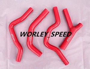 Red Silicone Radiator Coolant Hose For Aftermarket CR500R CR500 1985-1988 - Picture 1 of 9