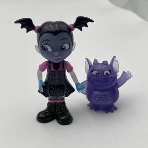 Disney Vampirina Toy Figurine Doll Kids Toys Purple Vampire Lot Of 2 Dragon - Picture 1 of 9