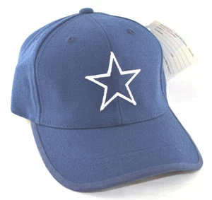 Gorra ajustable Dallas Cowboys azul marino con logotipo básico - Imagen 1 de 2