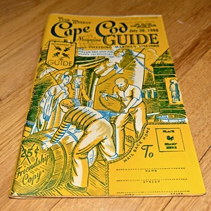 July 1960 YOUR WEEKLY CAPE COD GUIDE, Harwich Port Hardware MARTHA'S VINEYARD - Imagen 1 de 15