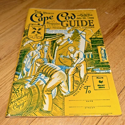 July 1960 YOUR WEEKLY CAPE COD GUIDE, Harwich Port Hardware MARTHA'S VINEYARD - Image 1 of 4