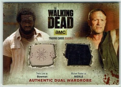The Walking Dead Season 3 Part 2 Dual Wardrobe Card DM5 Bowman & Merle - Image 1 of 2