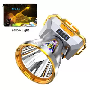 High Bright Rechargeable Headlamp High Power LED Head Lamp Fishing Flashlight - Picture 1 of 26