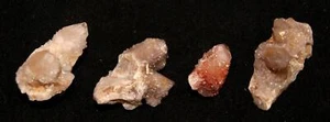 Amethyst Cactus Spirit Quartz Crystal 22mm-36mm (11) Exact Set of 4 Crystals - Picture 1 of 1