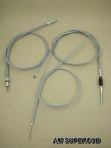 CABLE SET HONDA C100 CA100 C102 C105 CA105 CD105 SPEEDOMETER BRAKE THROTTLE - Picture 1 of 4