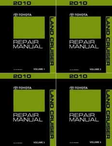 2010 Toyota Land Cruiser Shop Service Repair Manual Complete Set of 4 - Picture 1 of 1