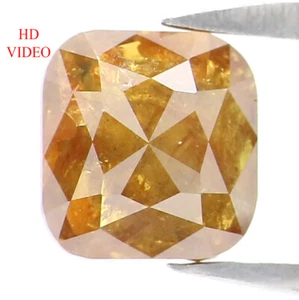 Cojín suelto natural de 0,78 quilates con forma de diamante 5,40 mm color marrón diamante LQ334 - Imagen 1 de 8