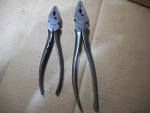 Kraeuter no.1841-10 & 1841-8 linesman pliers - Picture 1 of 6