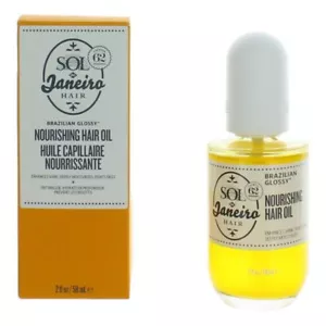 Aceite capilar nutritivo brillante brasileño de Sol De Janeiro 2 oz tratamiento de aceite capilar... - Imagen 1 de 1
