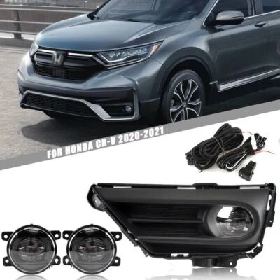Halogen Fog Light Bumper Frame Cover Daytime Running Light For Honda CR-V 20-21 - Image 1 of 4