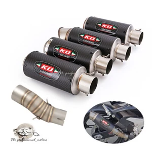 Tubo silenciador cola media escape sin cordones para CF-Moto 450SS 450SR 2023 2022 - Imagen 1 de 10