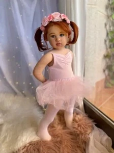 30" Handmade Reborn Baby Dolls With Hand-rooted Hair Huge Realistic Toddler Girl - Picture 1 of 3