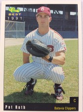1991 Batavia Clippers-Classic BEST Minor League Baseball Card-Pat Ruth