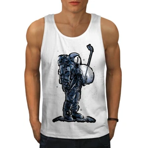 Wellcoda Space Man Selfie Space Herren Tank Top - Bild 1 von 22