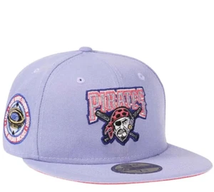 Pittsburgh Pirates New Era Purple Three Rivers Stadium 59FIFTY Fitted Hat 7 1/8 - Picture 1 of 4