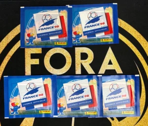 1998 Panini France World Cup Sealed Sticker Packet x 2 packets ONLY - Picture 1 of 2