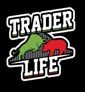 Trader Life Aufkleber für Aktienhändler, für Laptop, Trinkflasche etc... - Bild 1 von 1