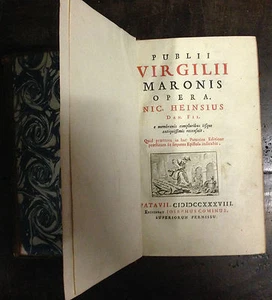 Publii Virigilii Maronis salchicha trabajar Unido. # Heinsius, Josefo - Picture 1 of 2