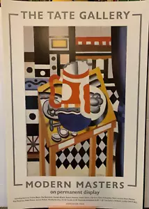 Tate Gallery Modern Masters original exhibition poster 1988 Ferdinand Leger - Picture 1 of 5