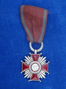 JOLIE Nice RARE ! MEDAILLE Medal - POLOGNE REPUBLIQUE - CROIX DU MERITE - Imagen 1 de 3