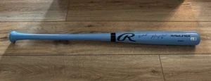AUSTIN RILEY ATL BRAVES SIGNED RAWLINGS FATHERS DAY BAT “FOR THE A!” BECKETT BAS - Picture 1 of 3
