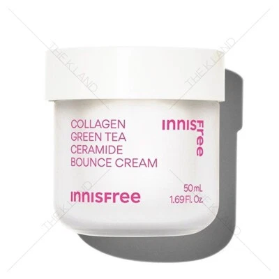 Крем для отскока INNISFREE Collagen Green Tea Ceramide 50 мл / 1,69 жидкой унции K-Beauty - Изображение 1 из 4
