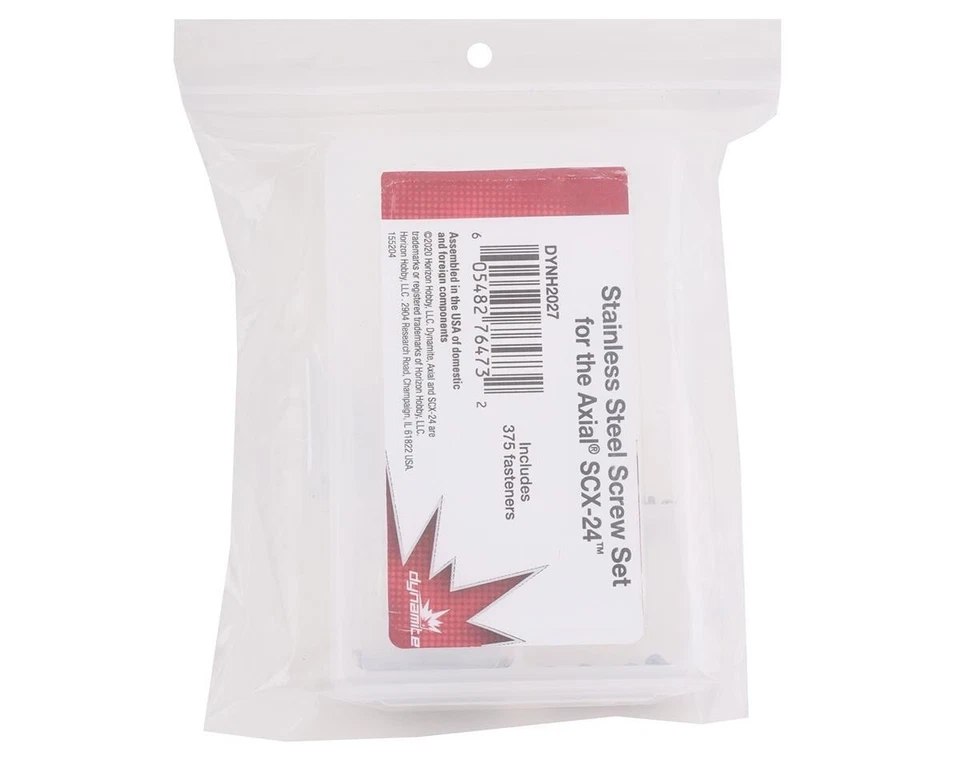 Dynamite DYNH2027 Axial SCX24 Stainless Steel Screw Set - Image 1 of 2