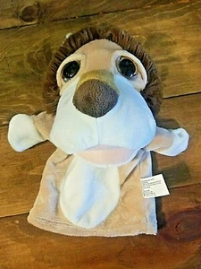 KellyToy Löwe Handpuppe Plüsch Mund öffnet Glitzeraugen 10 Zoll - Bild 1 von 4