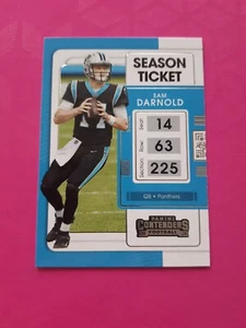 2021 Panini Football NFL Contenders #13 Sam Darnold - Carolina Panthers - Bild 1 von 2