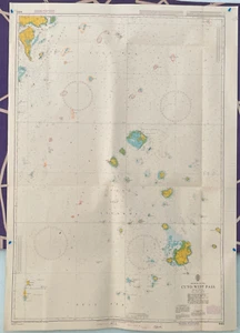 Admiralität 4482 Philippinen Cuyo West Pass Vintage Karte Antik Schiffskarte - Bild 1 von 10