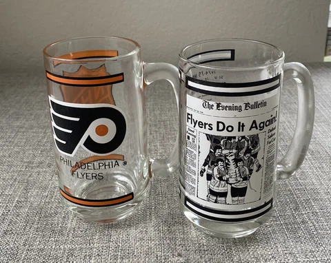 Philadelphia Flyers Glass Mug NHL & Flyers Do It Again Cover