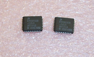 QTY (10) AM28F020-150JI AMD PLCC-32 2MEG FLASH SPEICHER INDUSTRIELLE TEMP REFURBS - Bild 1 von 1