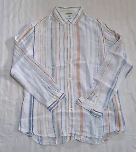 Tommy Bahama Linen Lightweight Button Up Shirt Men's XL Loose Fit New J67 - Picture 1 of 4