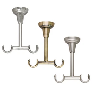 Barra de cortina soporte de techo soporte 19 mm muchos colores diseño metal ¡¡EXCELENTE!!! - Imagen 1 de 5