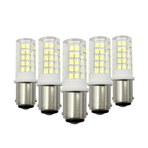 5pcs BA15D B15 Base led bulb 64-2835 120V White Ceramics Fit Sewing Machine #H - Picture 1 of 4