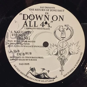 Zone Smut Down On All 4’s NM electronic funk electro idm house techno - Picture 1 of 2