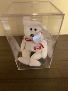 Beanie babies rare 1996 Maple Bear TY Extra Tag. Errors PE Pellets - Picture 1 of 4