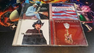 Country Music CD Lot Alan Jackson, Tim Mcgraw, Brad Paisley, All working - Imagen 1 de 4