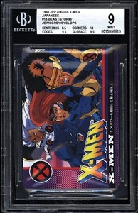 1994 Amada X-Men #15 BEAST STORM JEAN GREY CYCLOPS BGS 9 Pop 1 Graded MCU X-Men - Picture 1 of 2