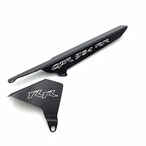 Black Aluminum Chain Guard Protector Cover For Honda CBR954RR 2002-2003 - Foto 1 di 4