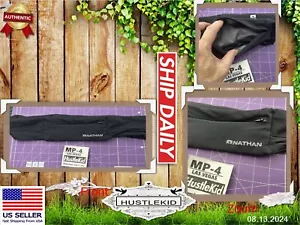 Genuino Nathan Mochila para Correr Cinturón Negro Bolsillo con Cremallera Grande🔥MP-4 - Imagen 1 de 5