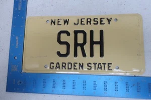 New Jersey NJ License Plate Vanity Sarah Sara Initials Girls Name S R H SRH - Picture 1 of 2
