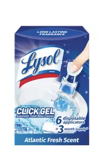 Lysol Click Gel Automatic Toilet Bowl Cleaner, Ocean Fresh Scent, Pack of 6 - Picture 1 of 1