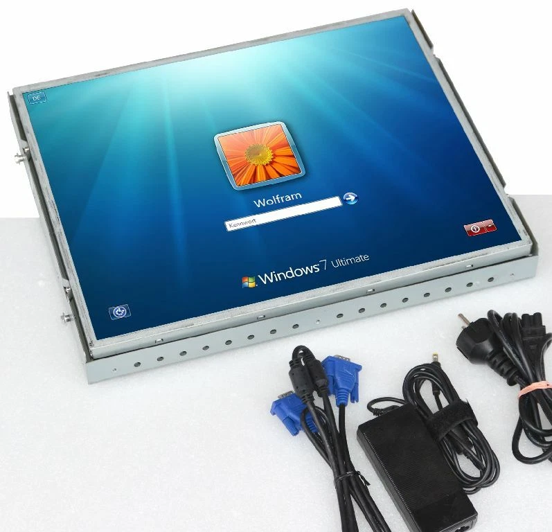 19" 48cm TFT WANDMONITOR OPENFRAME MONITOR 1280x1024 FÜR SPIELAUTOMAT GASTRO #11 - Bild 1 von 1