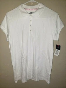 girls NEW IZOD white SCHOOL UNIFORM SHIRT TOP short sleeve PLUS size 18.5 XL @@ - Picture 1 of 1