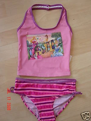 DISNEY STORE GIRLS PRINCESS 2 PIECE SWIMSUIT SIZE 2-NEW - Photo 1/1