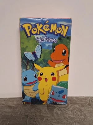 Vintage Pokémon VHS "PokéFriends" Video Cassette Tape Untested - Image 1 of 4