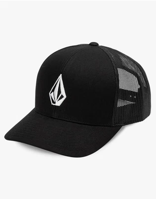 Volcom Mens Full Stone Cheese Trucker Hat Black NEW - Image 1 of 2