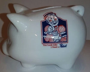 Up4Bid Charming Pabst Blue Ribbon Piggy Bank 102 - Picture 1 of 1
